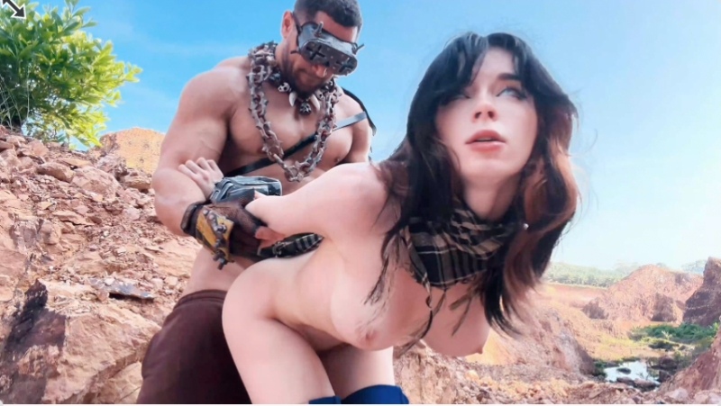 巨乳母狗户外野战1