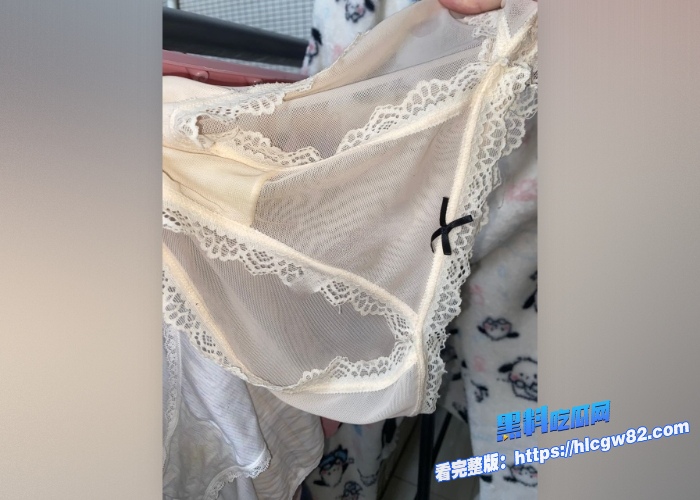 广东高档小区包租公的特殊癖好乘着女租客不在家疯狂潜入欣赏女租客的性感内衣内裤竟然还玩起了打胶真的好刺激啊 图33