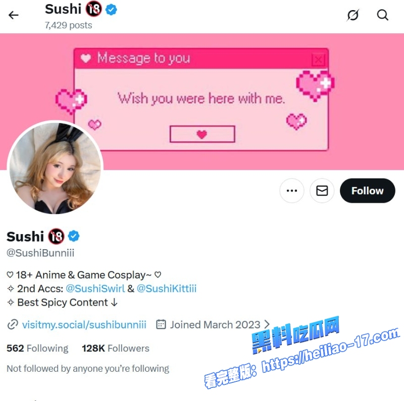 性感人气萝莉CoserSushiBunniii极品身材炸裂2