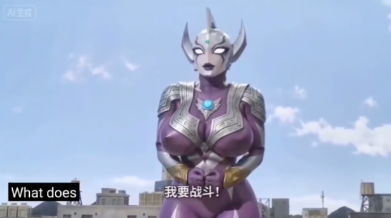 女奥特曼被AI魔改成巨乳肥臀怪兽专属情人7