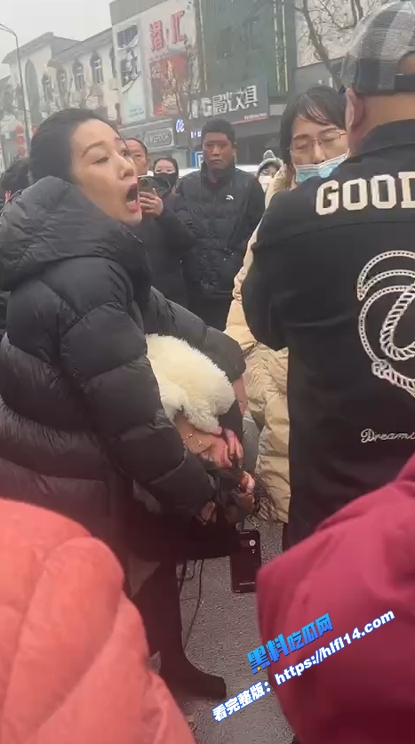 真实捉奸！河北定州 百隆购物商场门口 原配当街抓小三 据说小三只有16岁 好可怜！ 图4