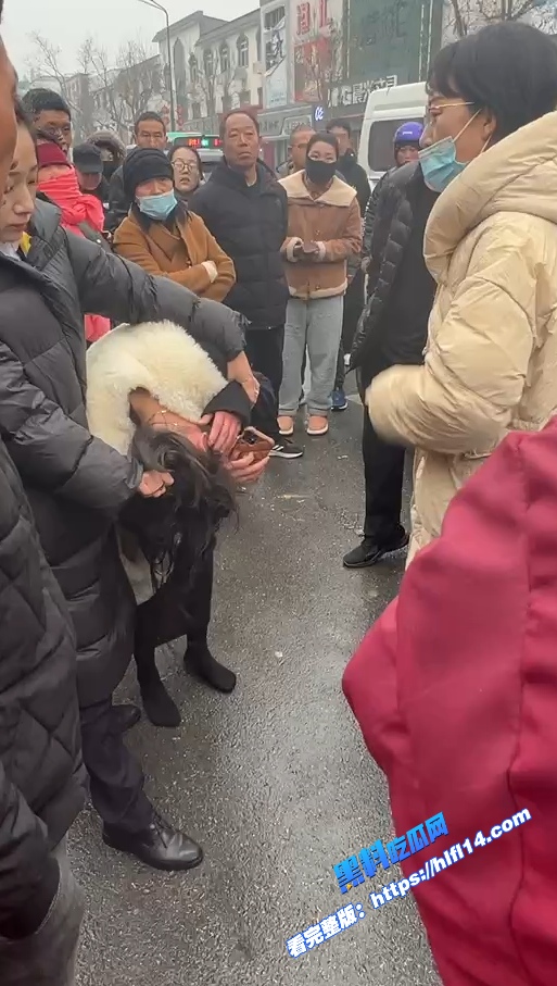 真实捉奸！河北定州 百隆购物商场门口 原配当街抓小三 据说小三只有16岁 好可怜！ 图7