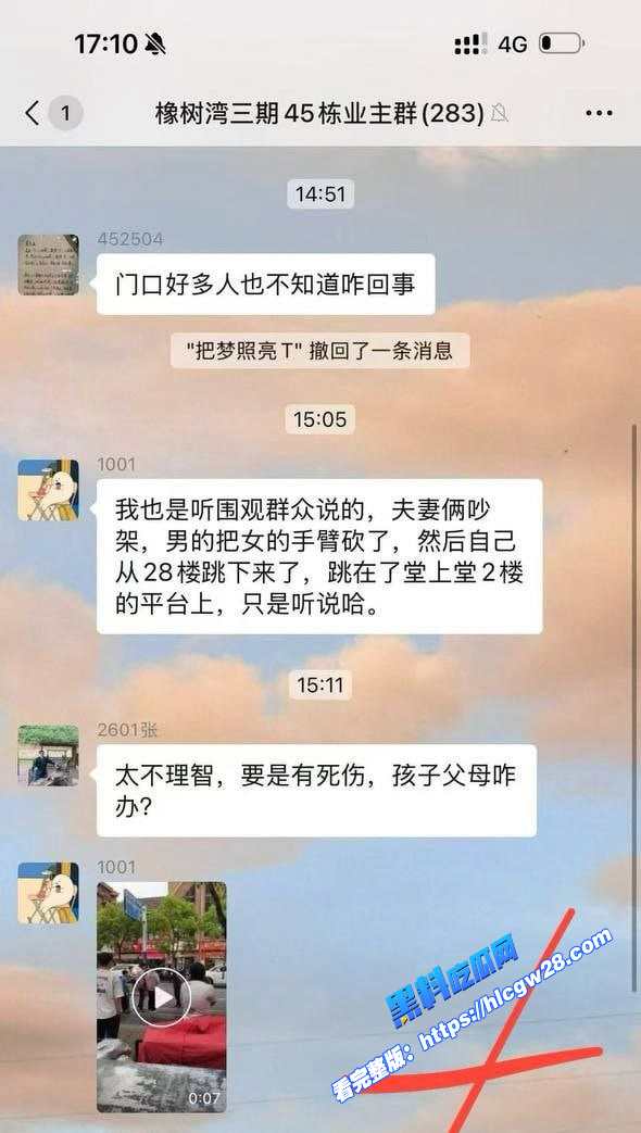 合肥橡树湾二期 夫妻吵架酿惨剧 男子将妻子胳膊砍下 随后跳楼自杀！ 图4