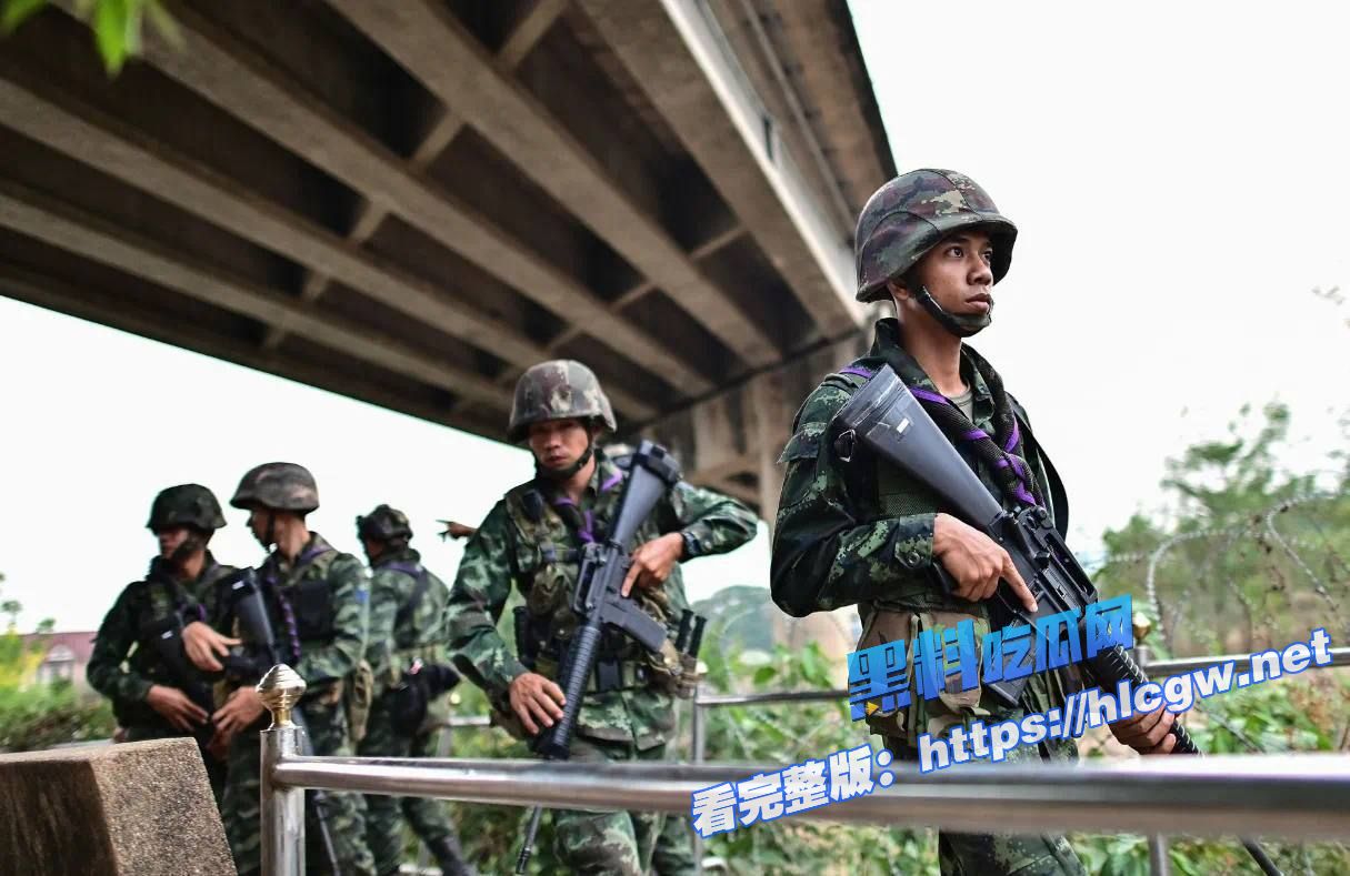 泰缅边境被政府严格管控照片