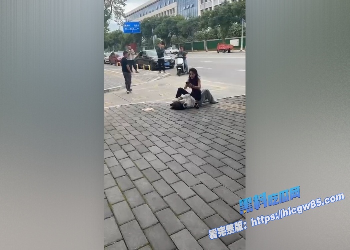 学生妹当小三被原配当街抓奸！ 9