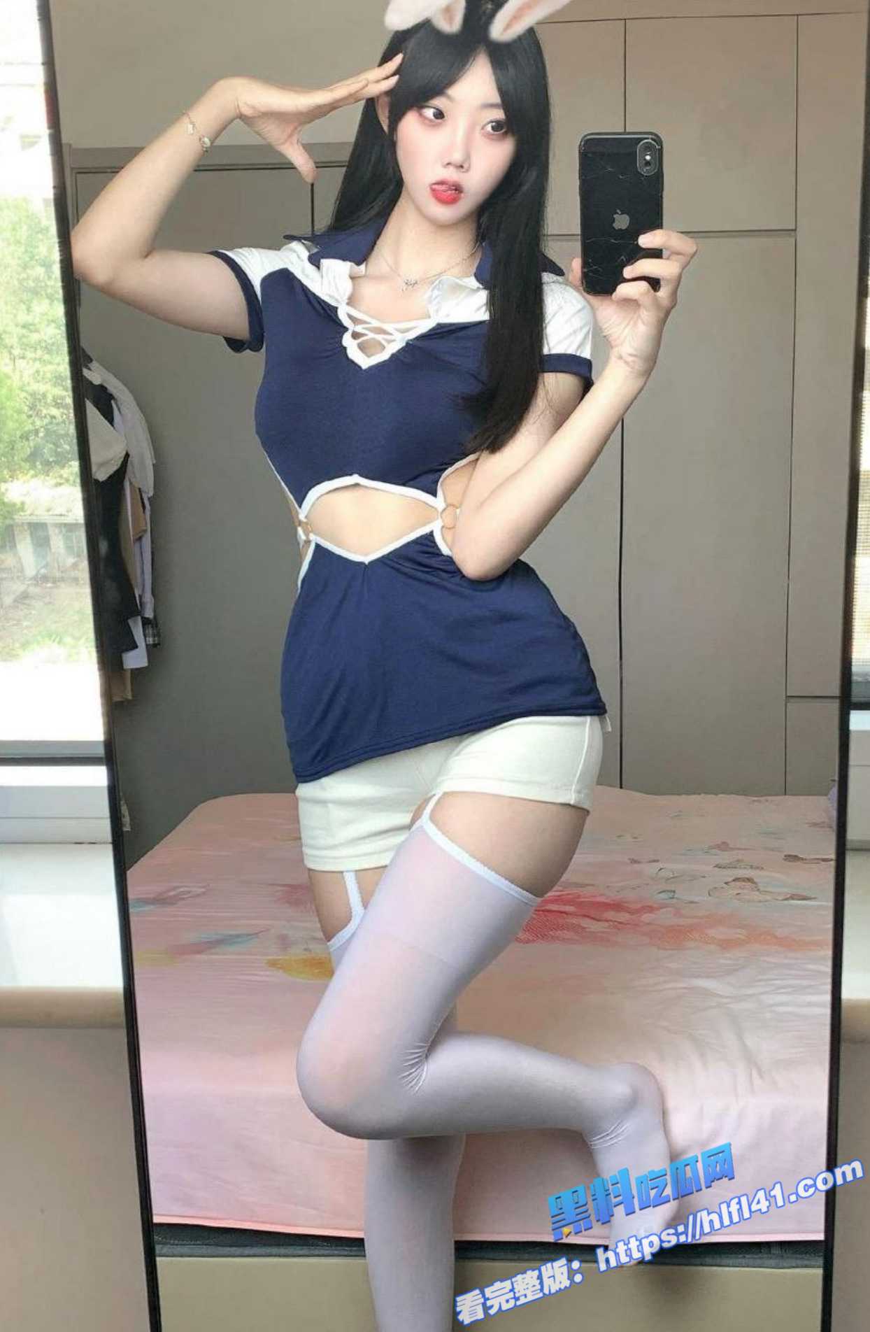 抖音网红 玉子玉子 颜值女神 第二弹！高价定制视频流出 足控肉丝红丝道具自慰！2