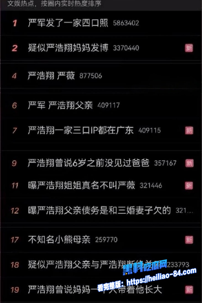 时代少年团 严浩翔 生父三婚两离出轨狂操多名小三 乔娜性爱视频流出！17