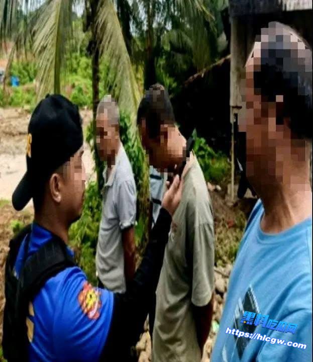 4名中国男子在菲律宾非法采金被捕 现场查获千万比索设备01