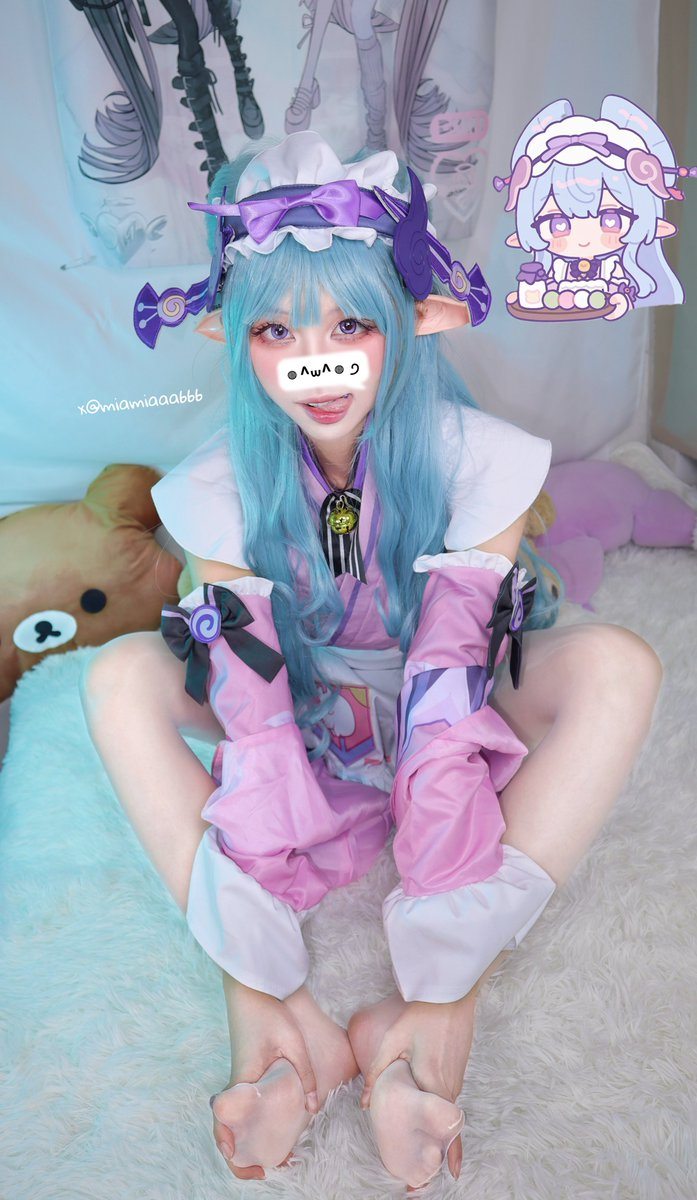 推特福利姬月野兔足交1