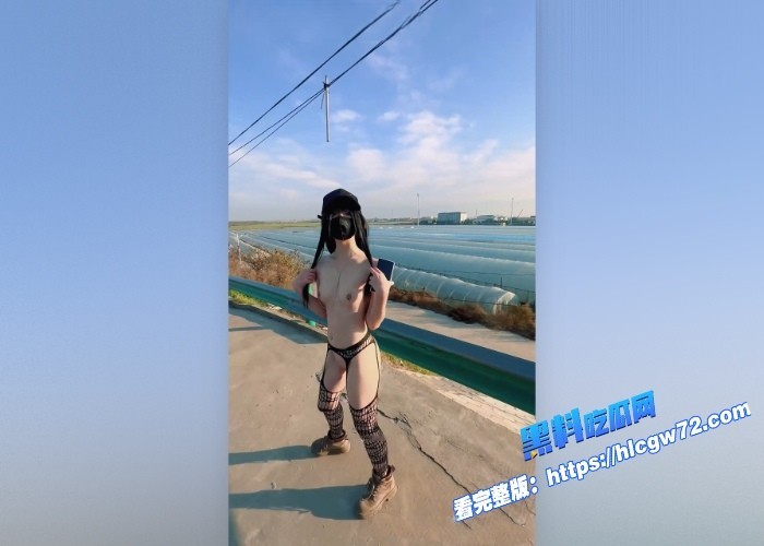 西萌工作室女神户外露出白虎柚柚蓝天白云下大马路上大胆露出真是野到不行的骚婊子 图2