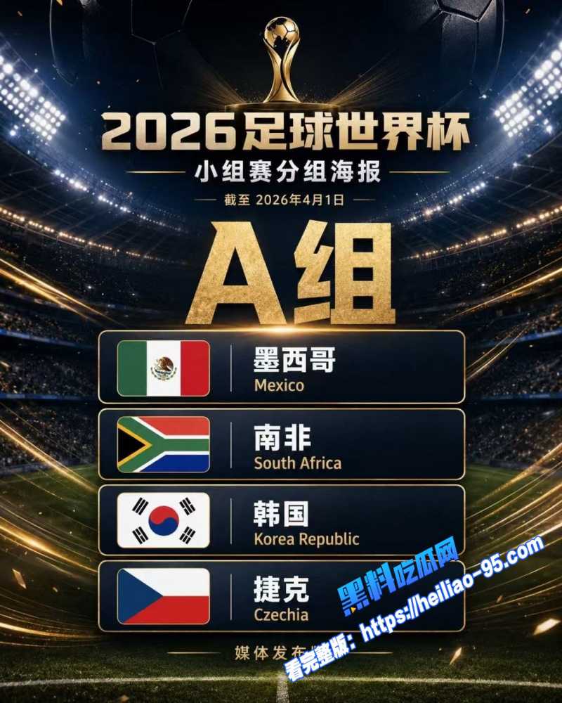 2026世界杯A组前瞻墨西哥主场保级压力山大死亡之组暗藏杀机8