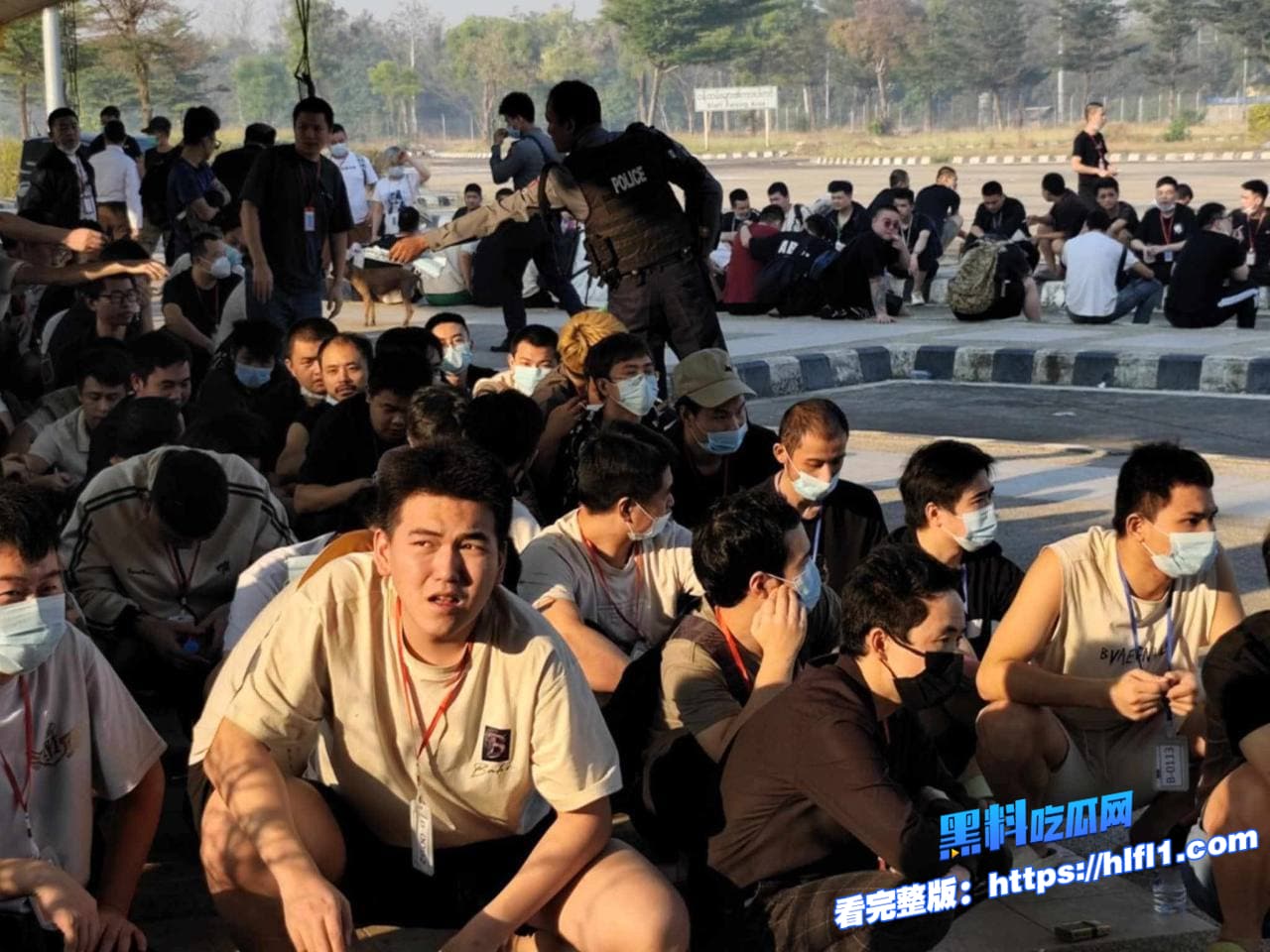 缅甸新闻：昨天450名中国公民从妙瓦底遣返泰国的特写照片 图2