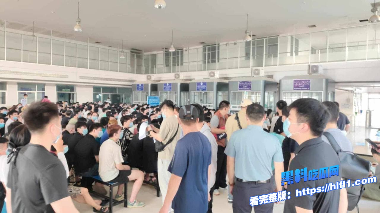 缅甸新闻：昨天450名中国公民从妙瓦底遣返泰国的特写照片 图6