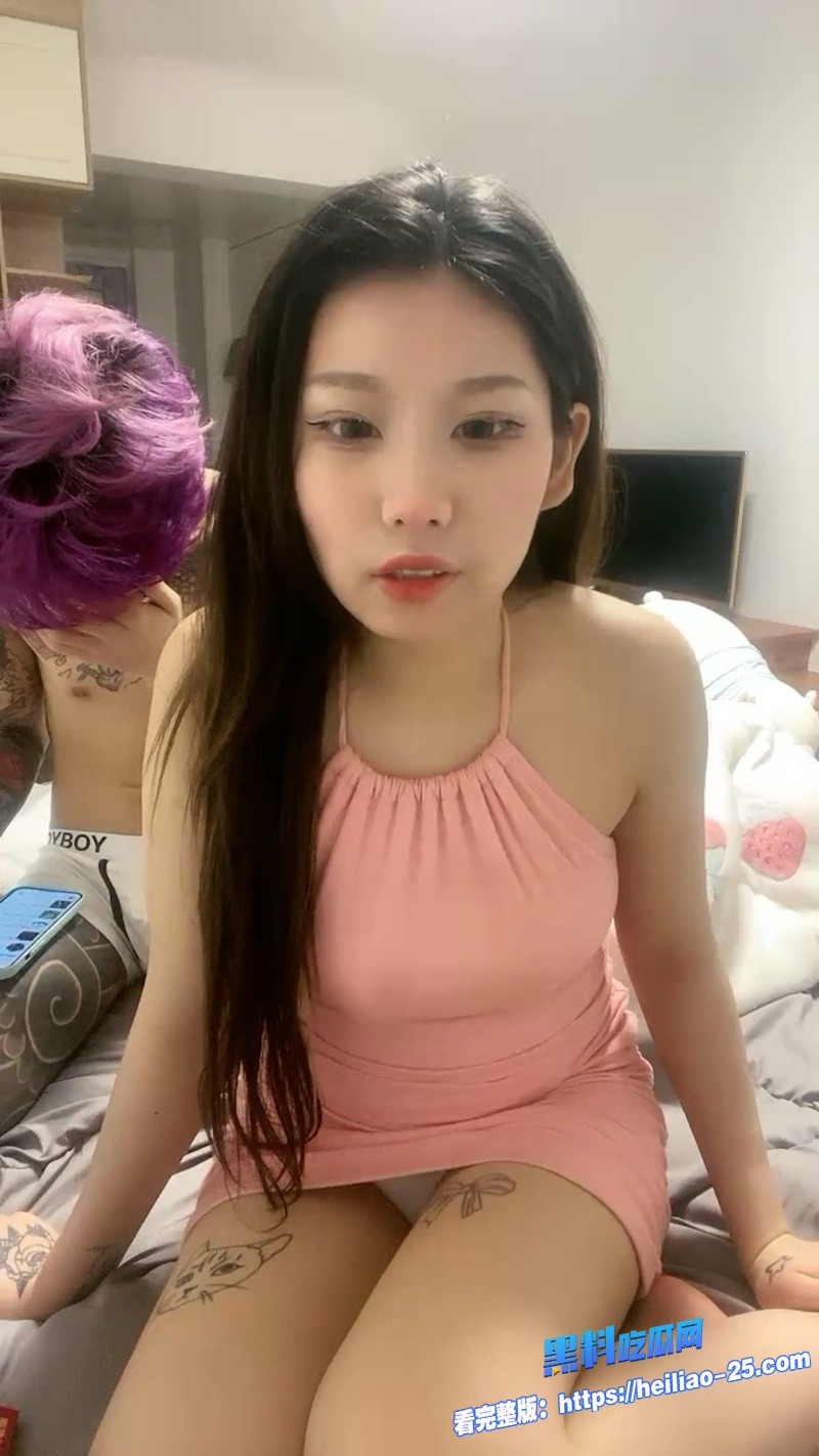 玫瑰纹身精神小妹被紫毛花臂精神小伙狂操传教士后入激情啪啪小穴超大适合小屌早泄男 5