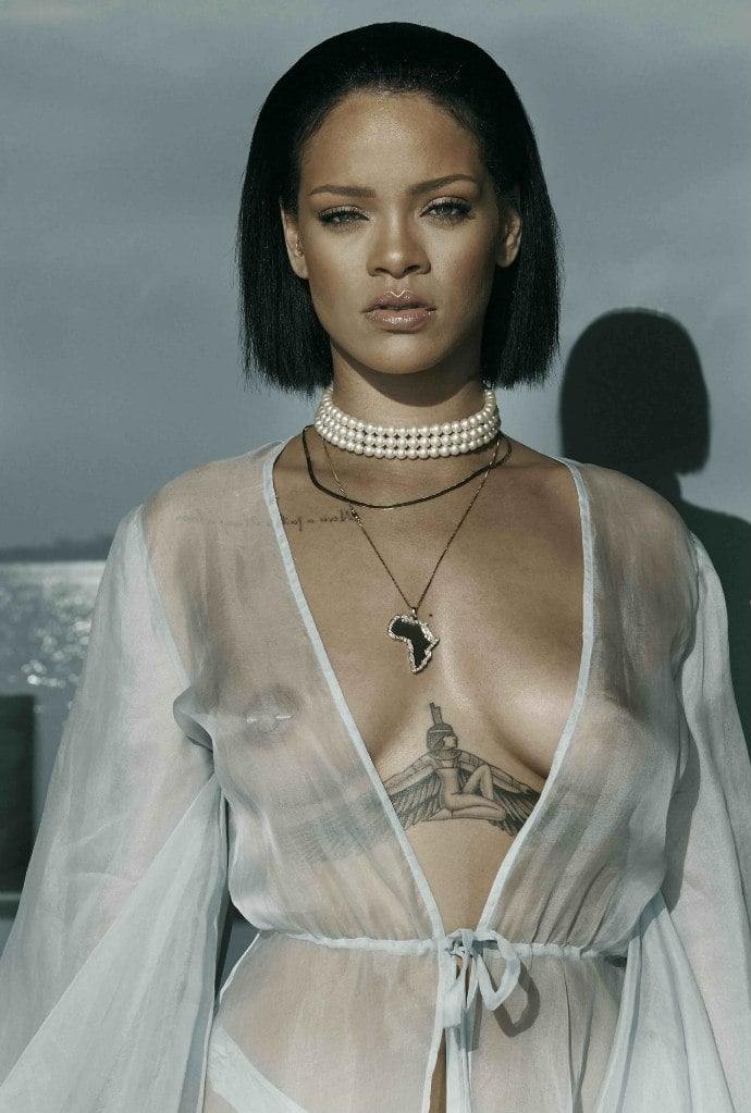 美国天后 顶级黑美人 蕾哈娜 (Rihanna) 出道至今所有裸体及做爱视频整理（合集版）蕾哈娜奶头有乳钉！图29