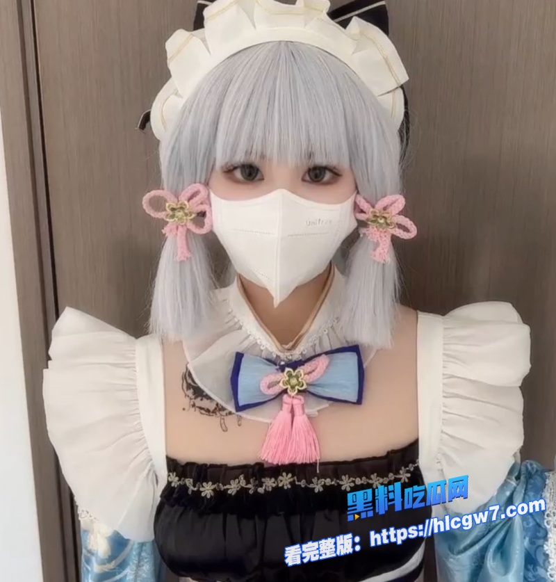 糖心主播小敏儿COS神里绫华仙女气质美少女爆操白虎3