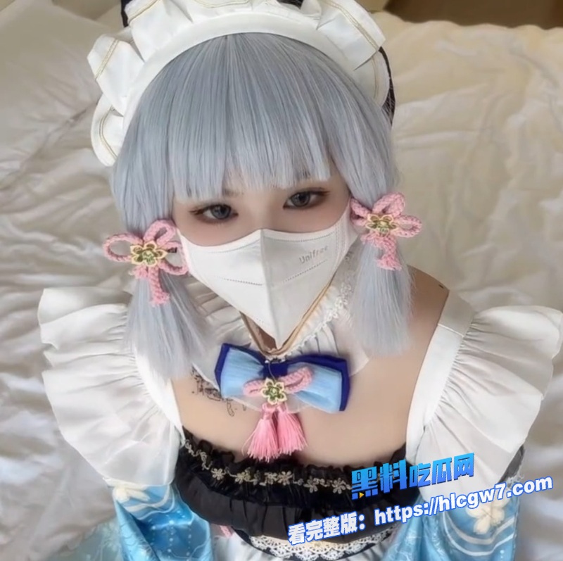 糖心主播小敏儿COS神里绫华仙女气质美少女爆操白虎4