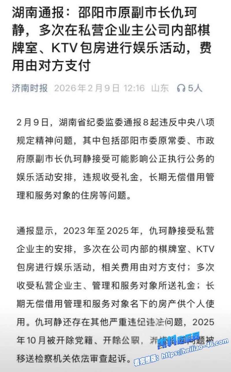湖南邵阳最美副市长仇珂静被开除党籍移送检察院权色交易包养男模丑闻曝光 8