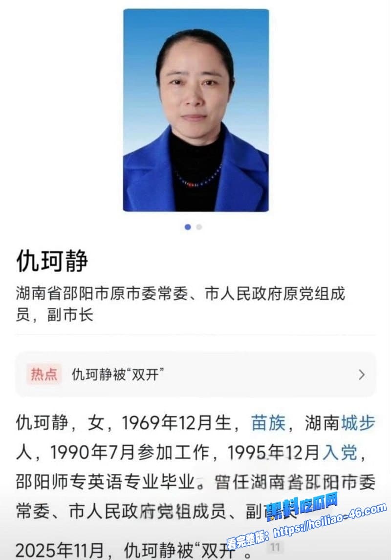 湖南邵阳最美副市长仇珂静被开除党籍移送检察院权色交易包养男模丑闻曝光 11