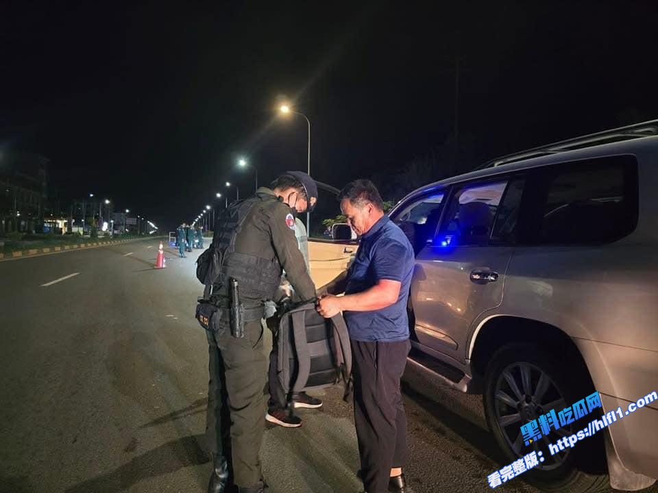 昨晚西港宪兵夜查03 昨晚西港宪兵夜查03