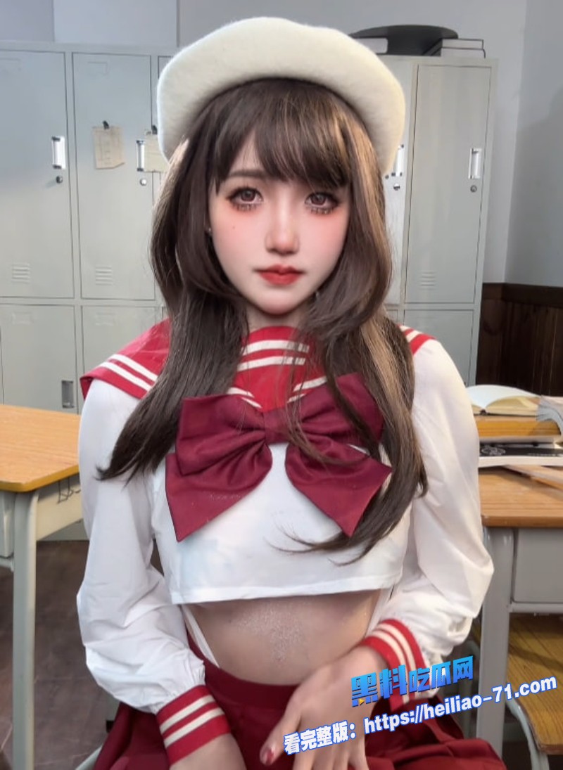 COS届软妹女神阿薰kaOri虎女学生教室写真大秀2