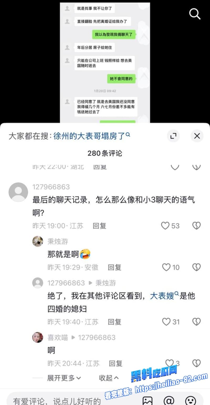 抖音600万粉网红 大师兄的表哥 爱国人设崩塌 合伙人爆侵吞公款包养小三 已移民美国拿绿卡