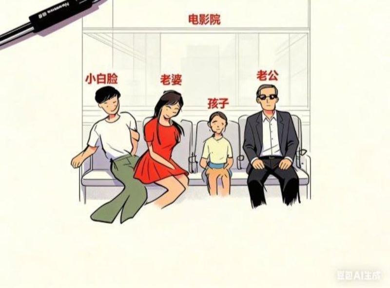 上海电影院当场捉奸5