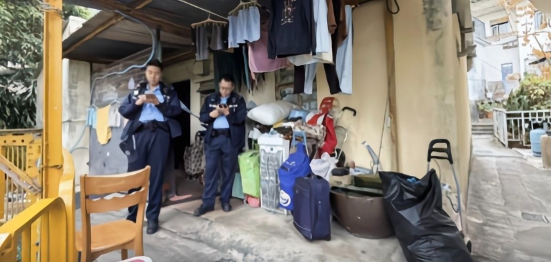 香港屯门六旬汉头部遭钝器击毙致死7
