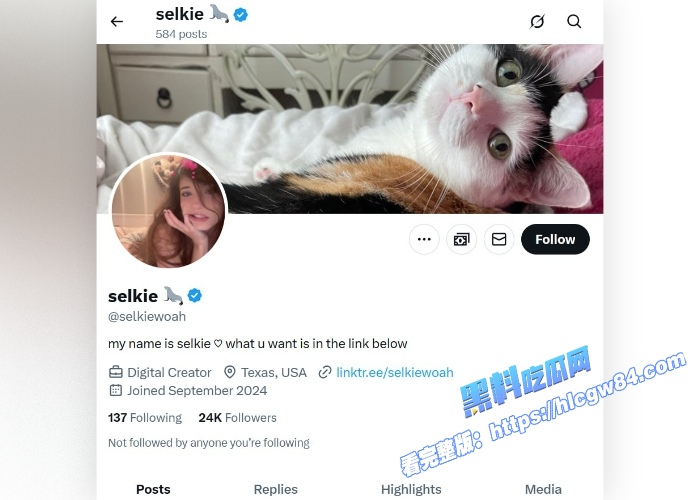 推特欧美coser网黄selkiewoah2