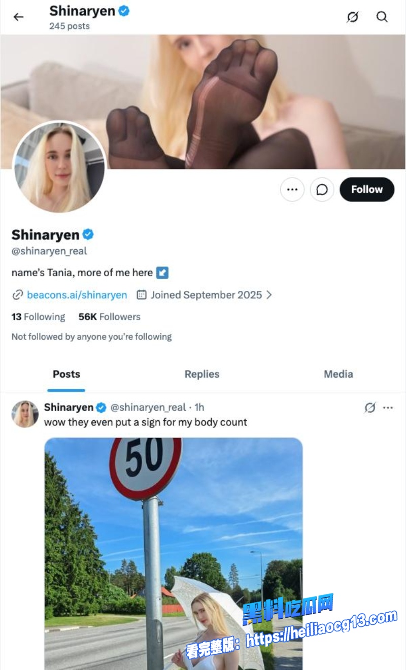 推特福利姬shinaryen0
