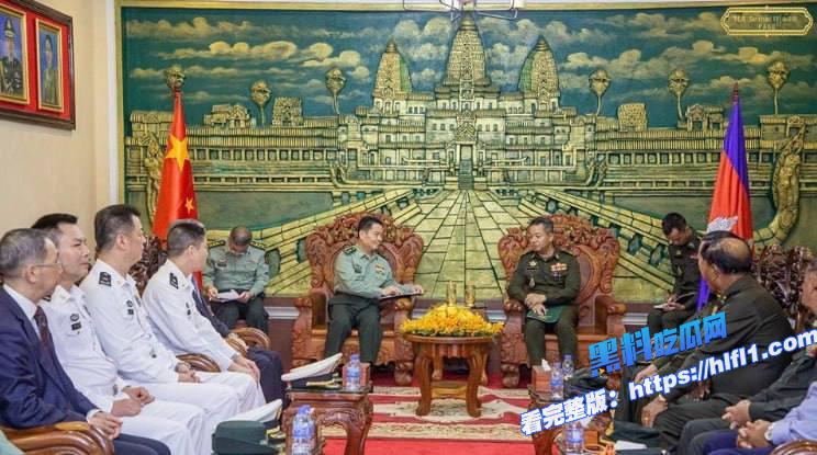 柬埔寨新闻：中国中央军委联合参谋部副参谋长曹青锋访问柬埔寨2