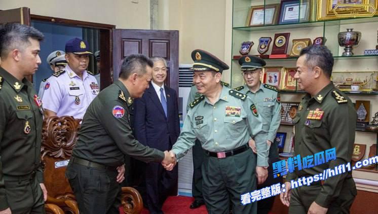 柬埔寨新闻：中国中央军委联合参谋部副参谋长曹青锋访问柬埔寨3