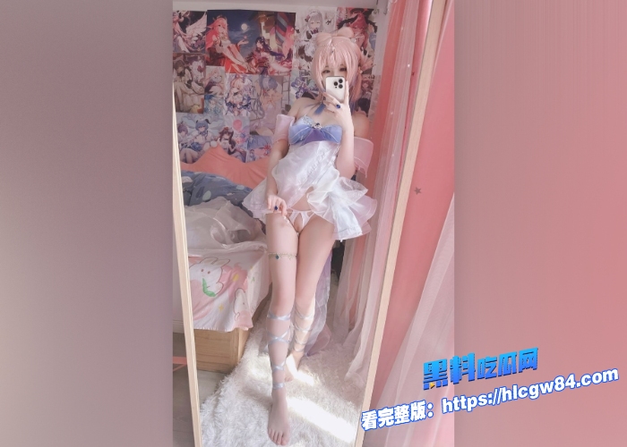 超级可爱反差萝莉习呆呆Cosplay原神人鱼心海大尺度照片视频流出粉嫩小穴幻龙插肛15