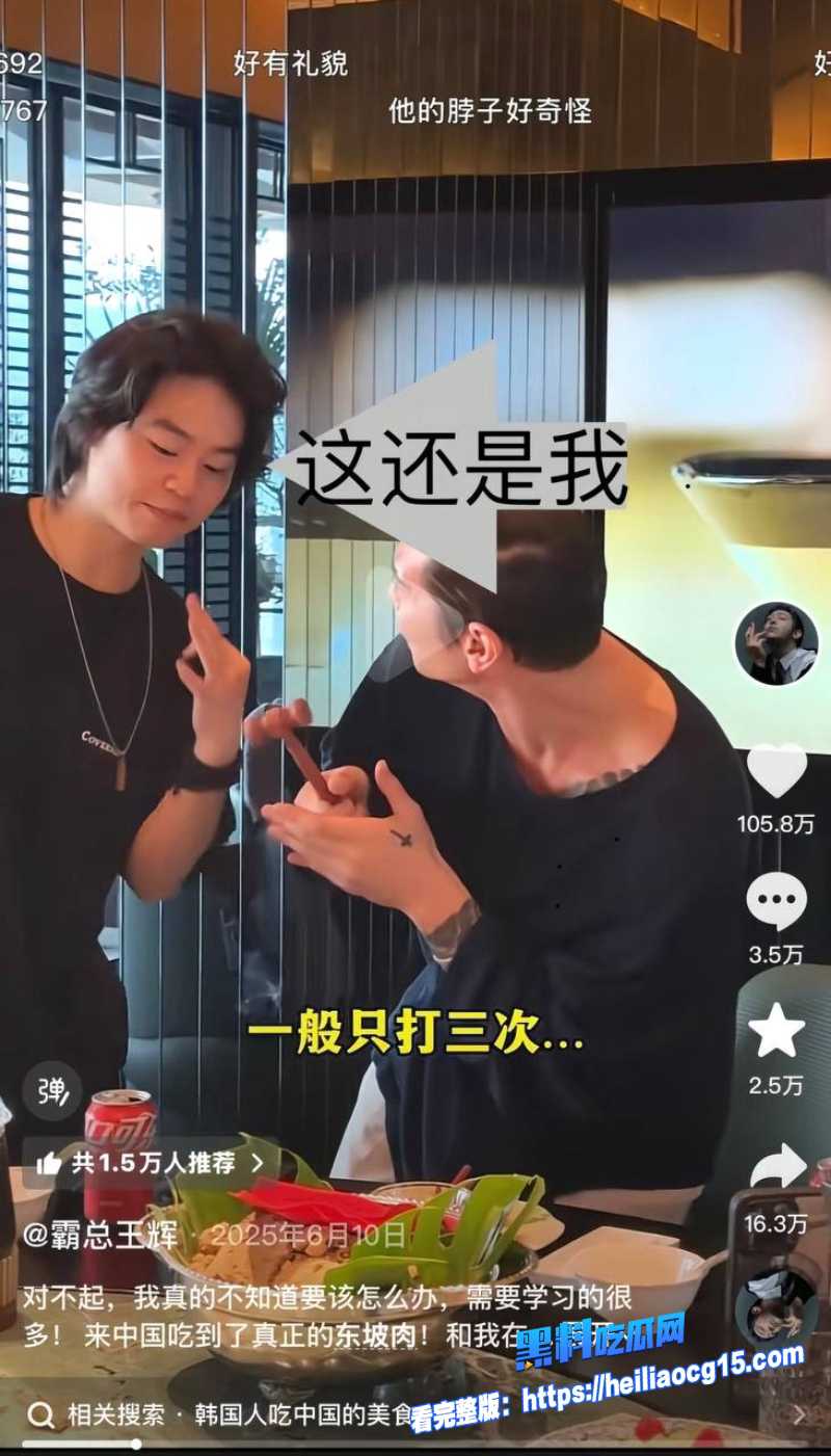 抖音韩国籍网红王辉15