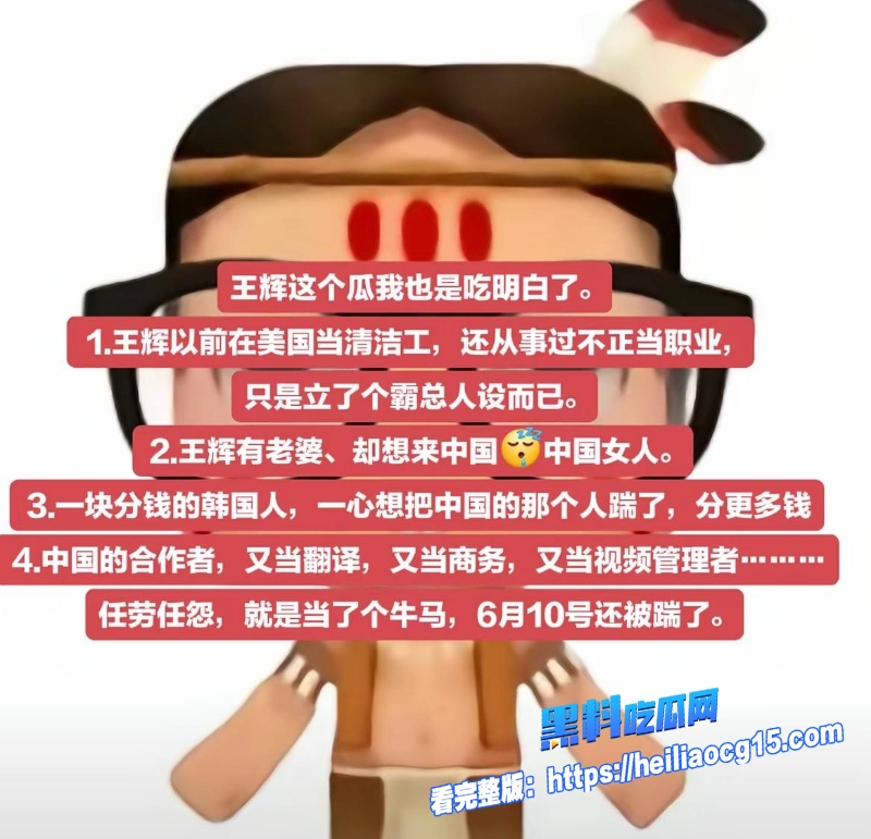 抖音韩国籍网红王辉30