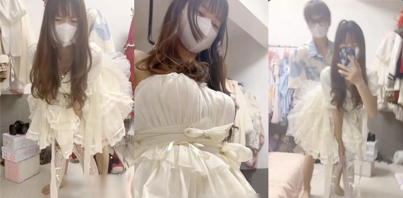 罗莉塔风格的叛逆女孩，淫乱的对白骚话连篇