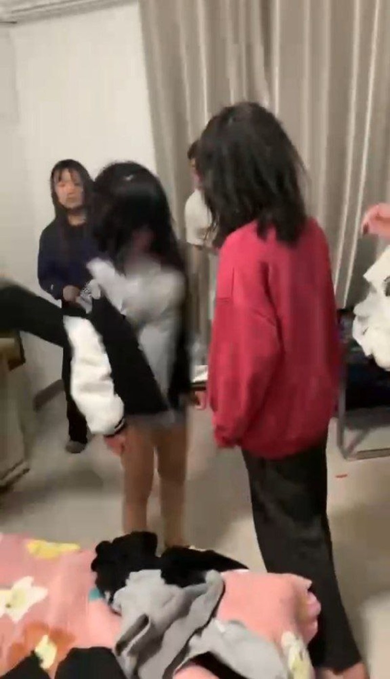 精神小妹组团霸凌以多欺少太嚣张2