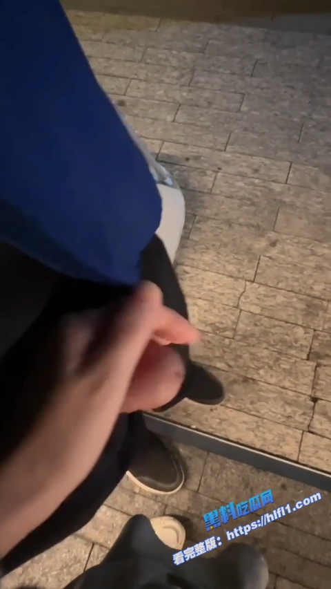 半夜跟小哥哥到滨海公园海边散步 情不自禁吃起肉棒 半途被保安发现落荒而逃！5