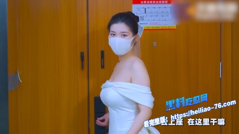寸止挑战系列即将步入婚礼的白丝口罩姐姐竟在婚房里拿假鸡巴寸止自慰6
