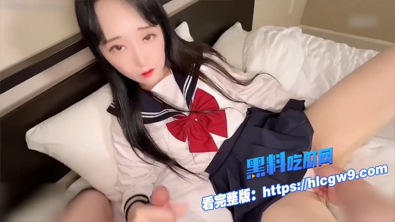 高颜值水手服清纯妹子居然是白虎狂野女深喉到颜射全过程太反差了吧5