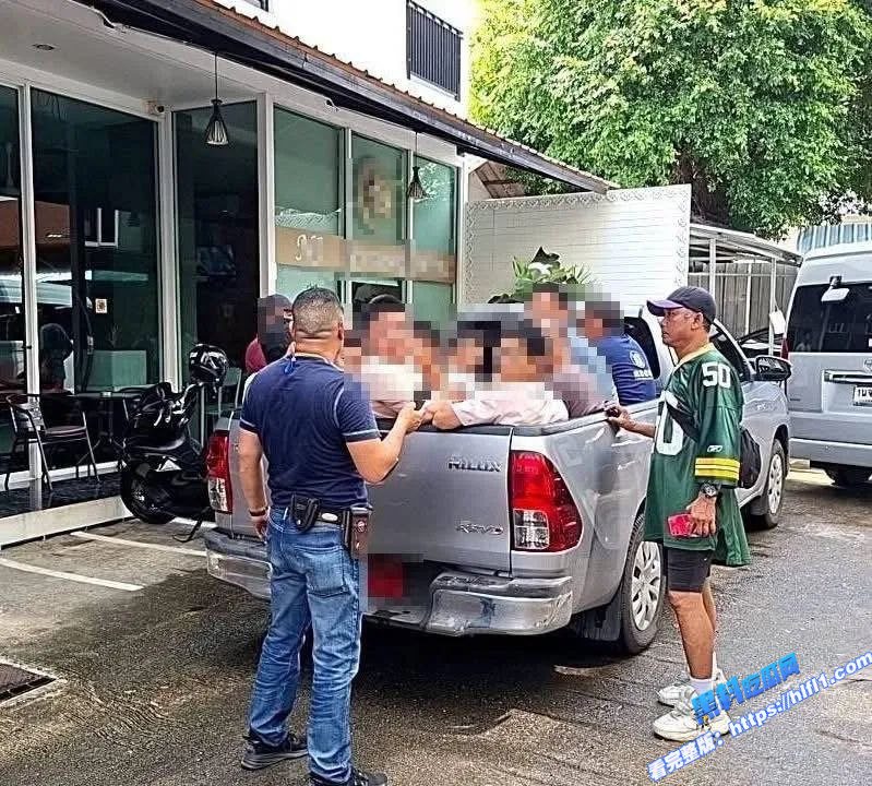 16名中国公民在泰国普吉非法务工被捕01
