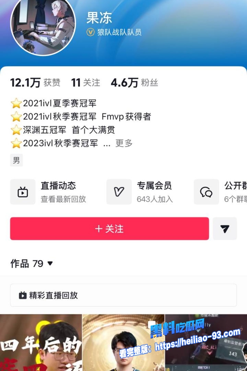 职业选手果冻11