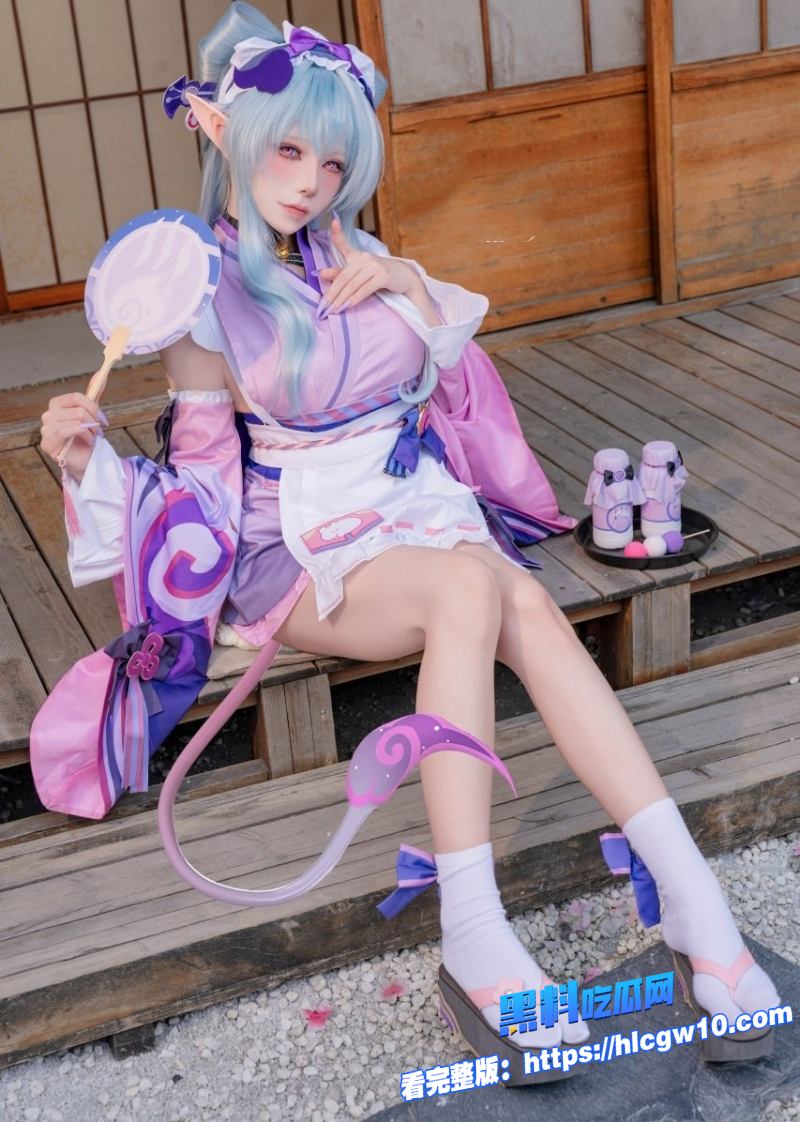极品福利姬咬一口兔娘ovo制服cosplay化身性感兔系女神12