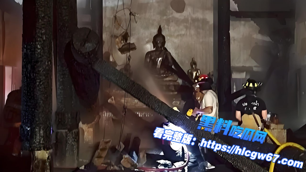 泰国清迈百年佛殿凌晨焚毁，300万佛像危殆，疑因圣日香烛惹祸！02