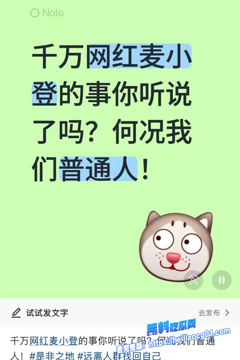 抖音网红麦小登27