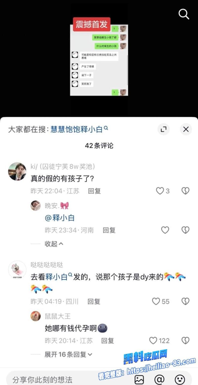 抖音400万粉女网红慧慧饱饱劈腿合伙人怀孕期偷生孩子收益均被合伙人分走5