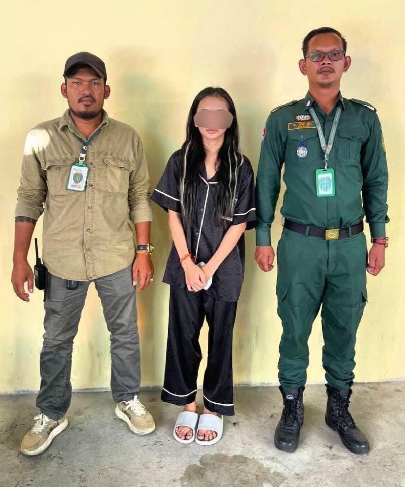 柬埔寨绑架团伙抓捕现场图片1