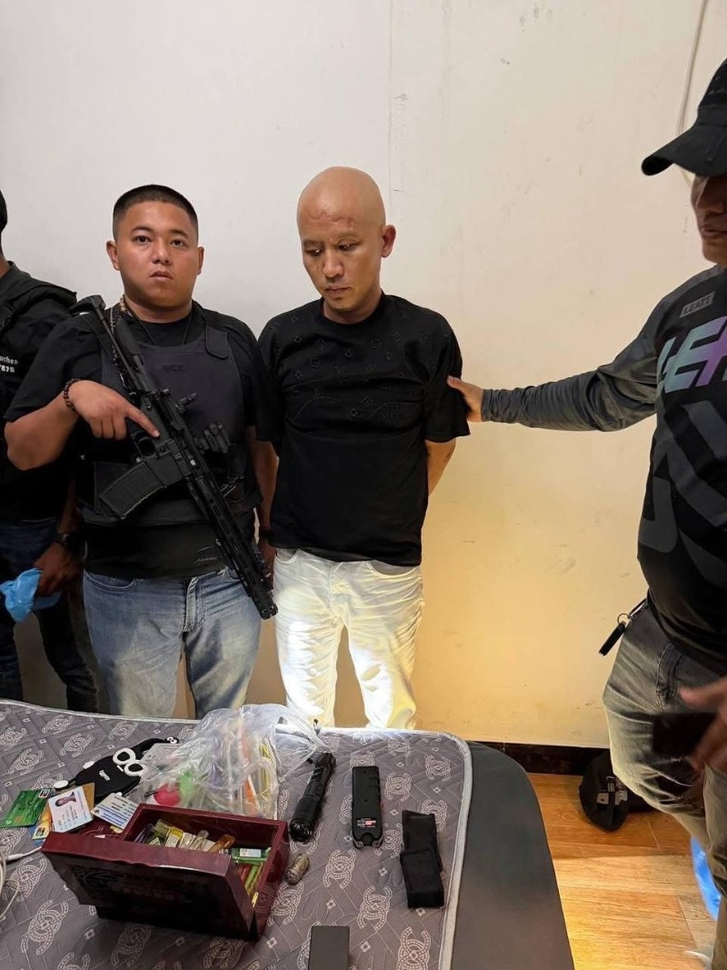 柬埔寨绑架团伙抓捕现场图片4