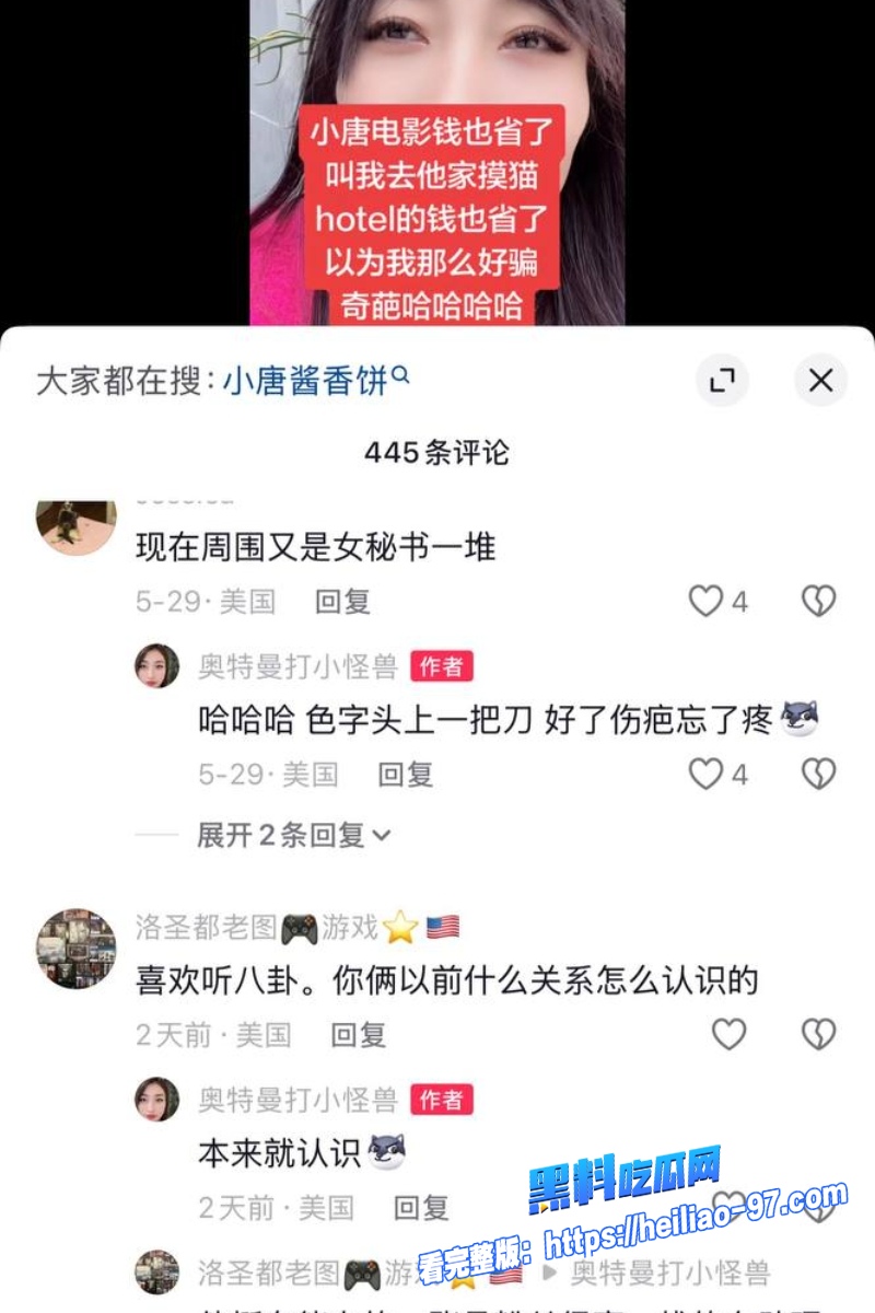 洛杉矶华人网红小唐酱香饼20