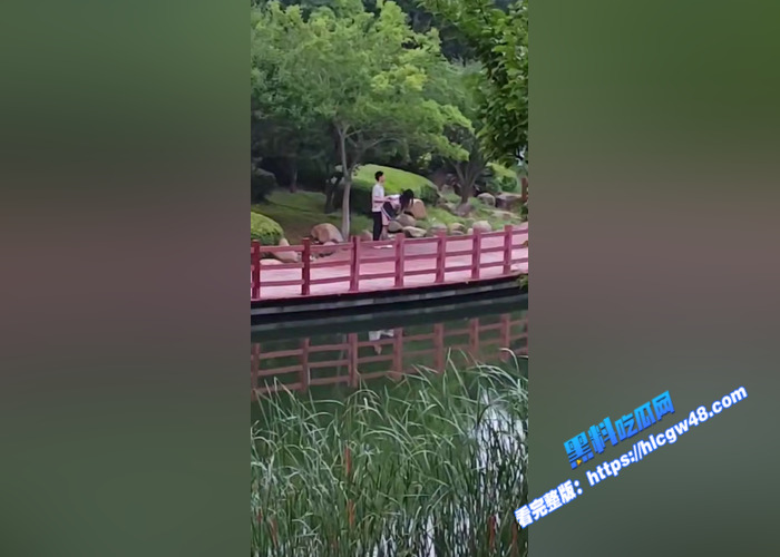 炸裂吃瓜！湖北经济学院女生玩户外露出 完成主人的任务 湖边吃鸡被后入爆操 同学们纷纷围观拍摄11